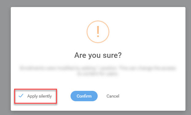 Apply silently-1